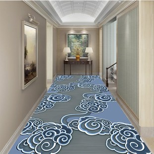 可裁剪过道走廊地毯现代简约灰进门玄关长条地垫楼道宾馆满铺定制