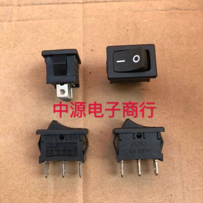 台湾进口船型开关 RLEIL 电源开关 3脚2档 RL3 KCD1-102款 21X15