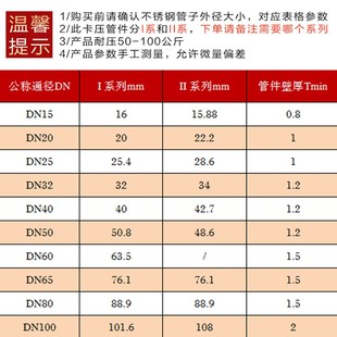 304不锈钢卡压管件卡压式内牙直通接头DN15-DN100内螺纹内牙直接