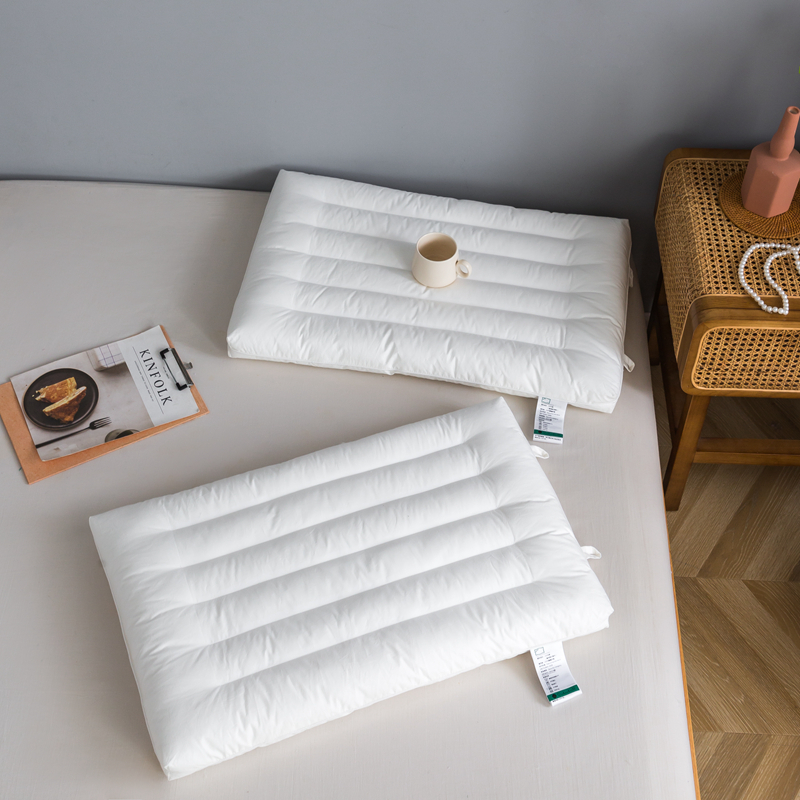 呵护每一人的睡眠 低枕人群枕芯 可水洗枕头 矮平枕48x74cm一只装