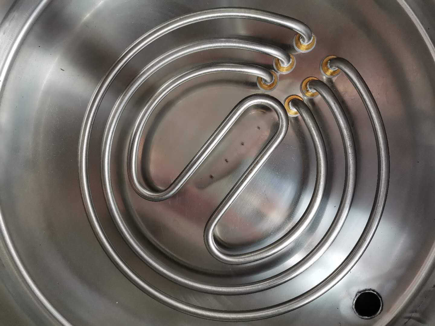 正腾九鼎王煮面炉桶火锅汤面锅发热管配件加热管圆形加热220v380V