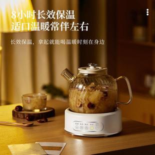 多功能养生壶全玻璃大容量烧水壶办公室煮茶花茶壶家用炖煮养生壶