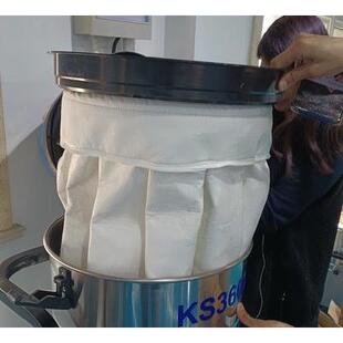 威德尔工业吸尘器配件洁能瑞专用滤布袋88%免洗滤尘分离器100L