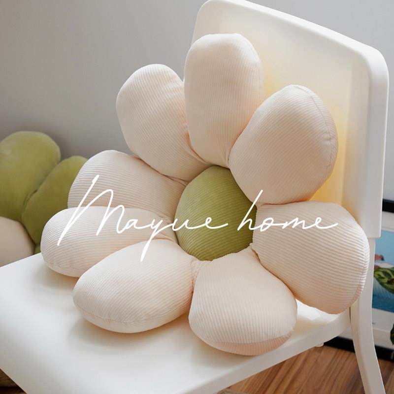 蔓越家 ins风少女花瓣鸡蛋花沙发抱枕办公室靠枕坐垫飘窗床头靠垫,居家布艺,靠垫/抱枕,淘宝优惠券,粉丝福利购,淘宝优惠卷