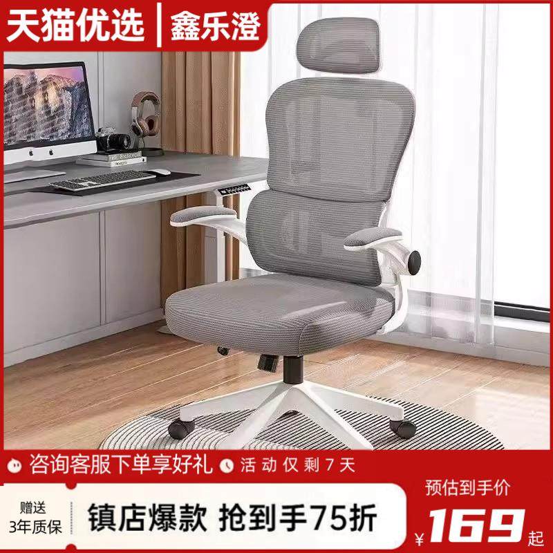 人体工学椅护腰家用座椅躺椅宿舍靠背椅电竞椅休闲椅办公椅电脑椅