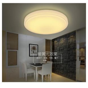 LED吸顶灯简约现代圆灯12W18W24W36W48W72W黄光暖光色温3000k灯具