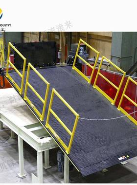 码头升降可倾斜装卸货平台可调高度货柜登车桥厂房月台卸车升降机