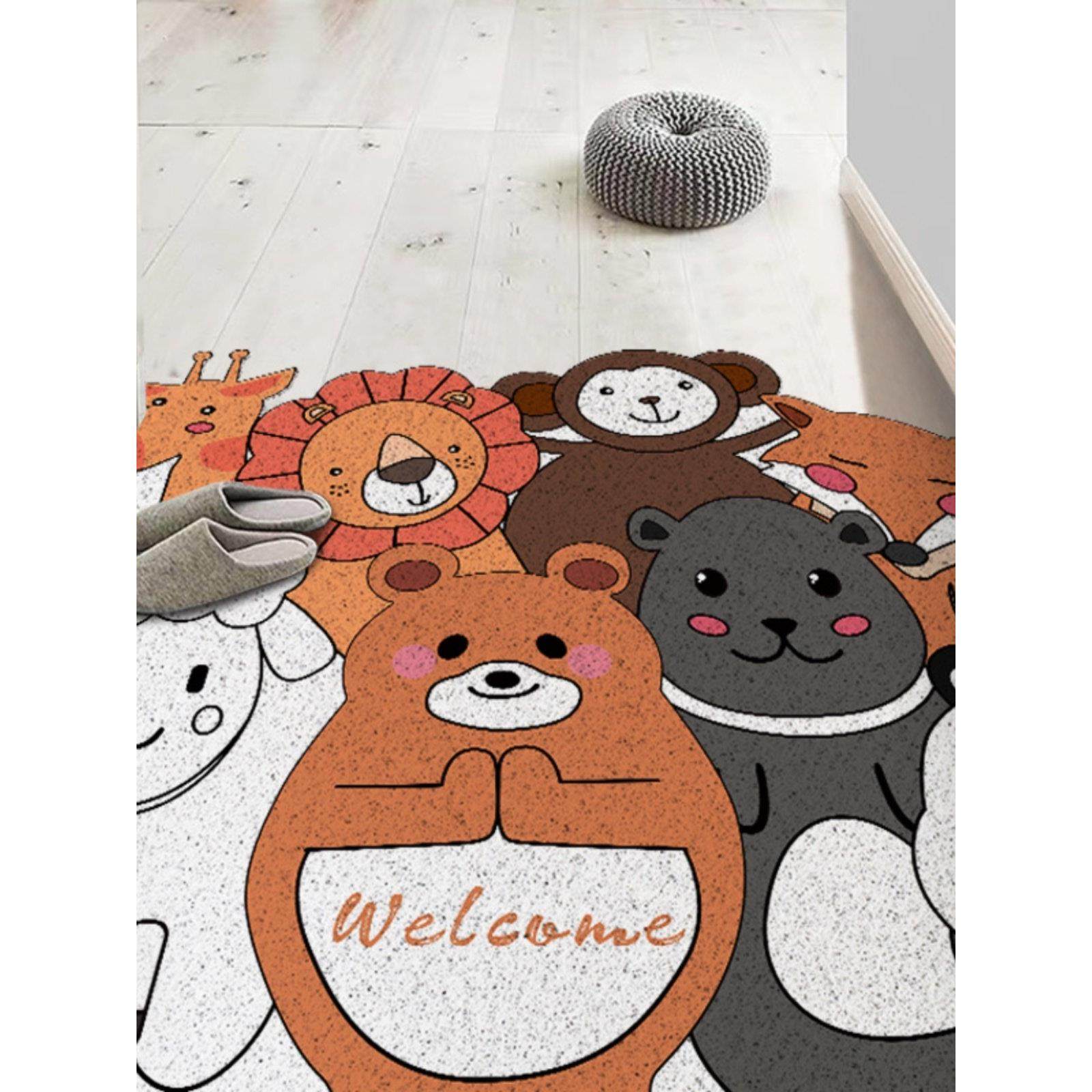 卡通丝圈地垫进门网红进门地毯门垫可剪家用防滑地垫门厅地垫,居家布艺,家用脚垫,淘宝优惠券,粉丝福利购,淘宝优惠卷