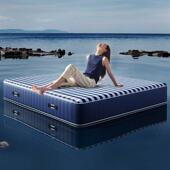 Aqua臻品乳胶弹簧床垫pro高端助眠羊毛马鬃毛手工定制双层弹簧