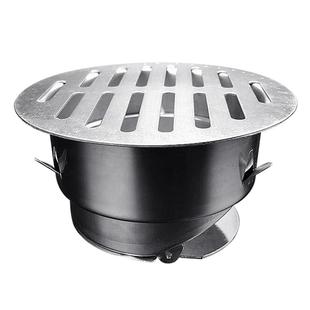 PVC内插地漏网片排水管过滤网卫生间下水管道塑料地漏防堵圆盖子