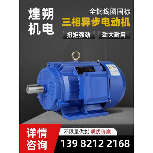 全铜国标三相异步电机380V厂家直销电机Yye3Ye4三相电机现货220V