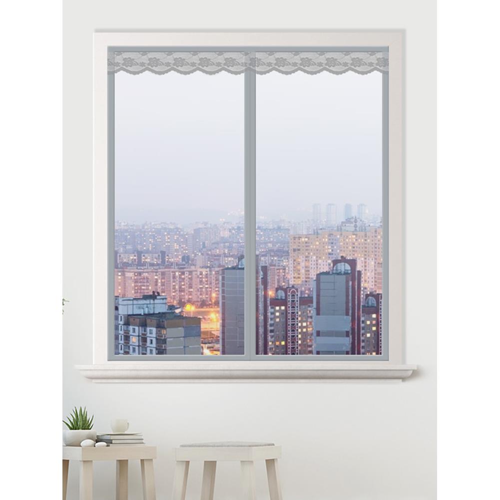 魔术贴纱窗纱网定做磁性加密免打孔防蚊门帘纱门自装自粘型可拆卸