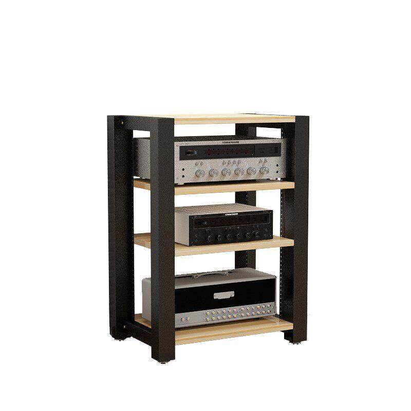 可调节功放机柜机架音响柜音响架影音架功放柜器材柜钢木支架脚架