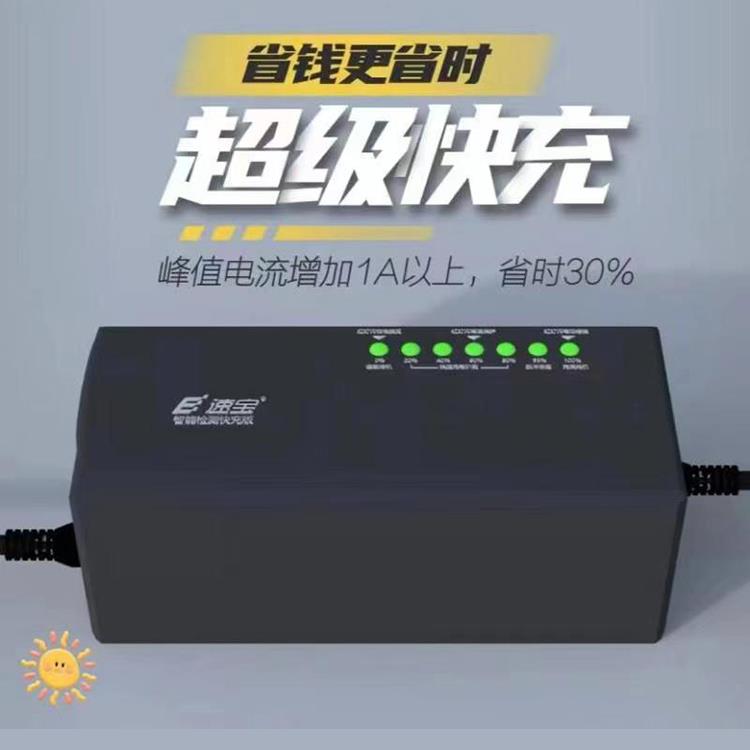 E速宝电动车快充充电器电瓶车电动三轮车多功能智能脉冲修复数显