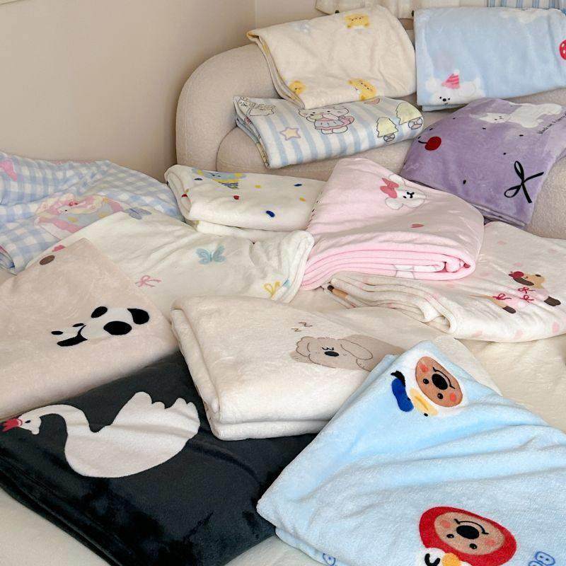 梨梦 动物派对 秋冬牛奶绒毛毯珊瑚绒沙发盖毯办公室午睡披肩毯子,床上用品,休闲毯/毛毯/绒毯,淘宝优惠券,粉丝福利购,淘宝优惠卷