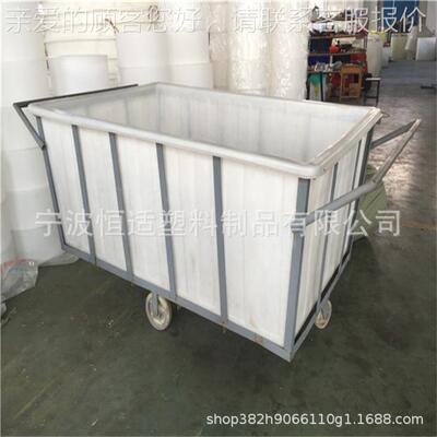 吉桶林大号方周转箱方形酸洗水形桶PE滚80044塑推车5200L方形桶