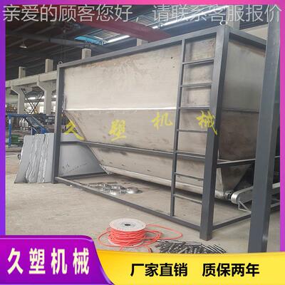 马槽不锈钢料仓_P5吨大型储料仓式_VC塑储料CL5000储存罐