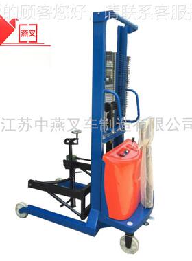 【燕】半511电动油桶堆高车 油中桶倒卸料车 油 桶装车油桶翻转车