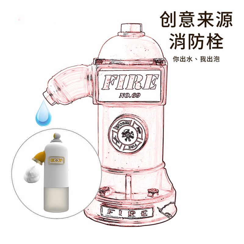 蛋黄猫吾皇泡沫洗手机自动感应智能抑菌皂液器壁挂卡通儿童洗手液