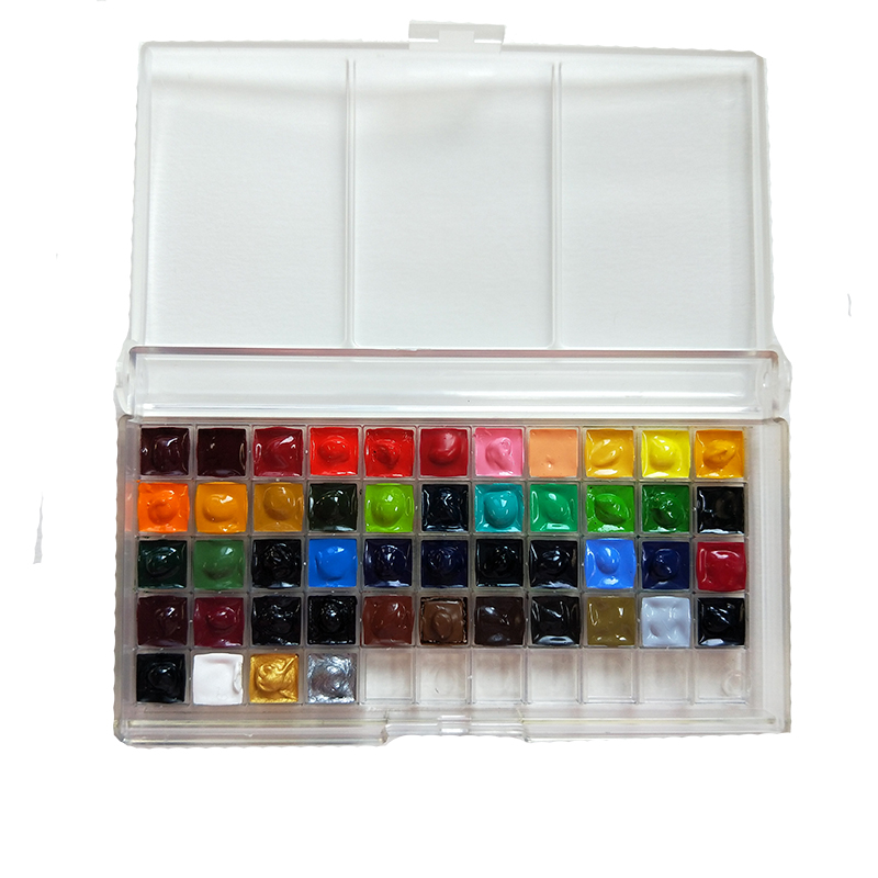 【杂物堆】HB荷尔拜因水彩颜料固体全色分装12/24友风子七神奈奈