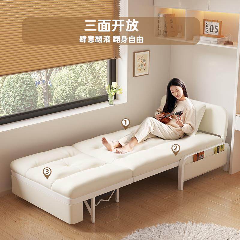 新型折叠床单人床多功能沙发床折叠两用成人午休客人临时小床家用