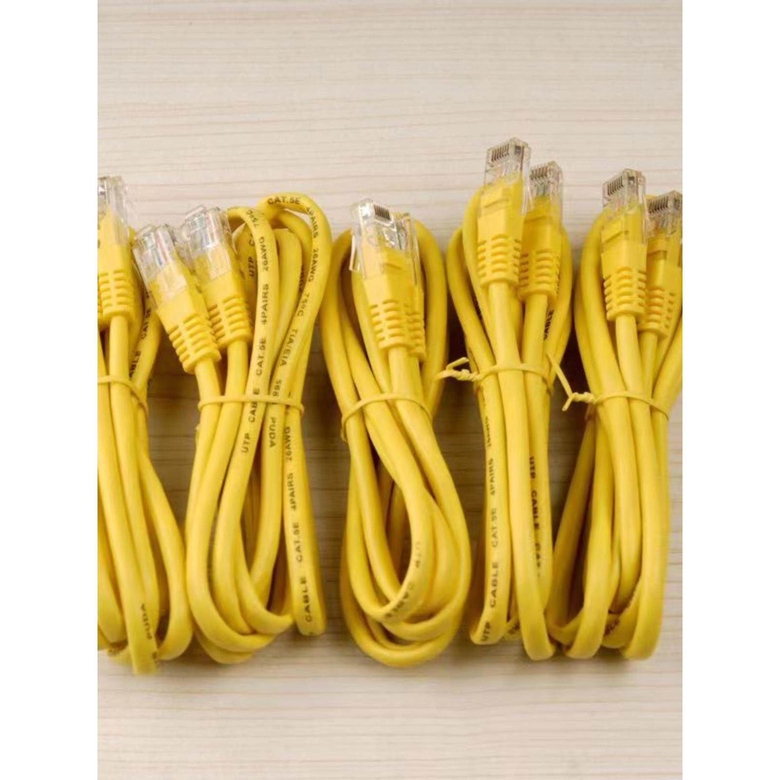 50条成品网线1米2米网络跳线超5五类家用电信原配路由器宽带猫线