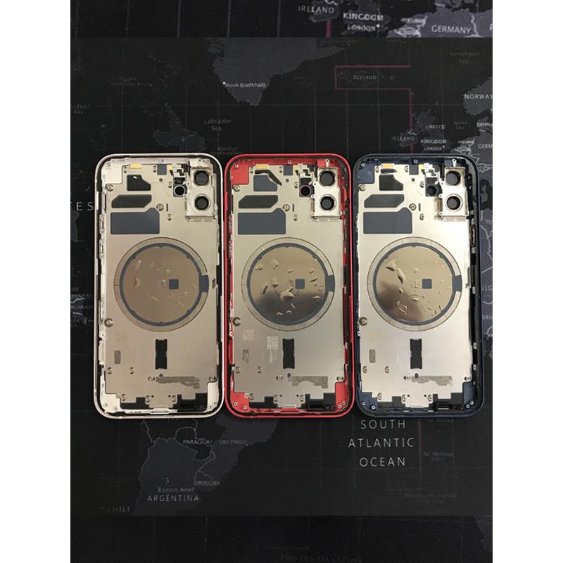 适用苹 果12原装拆机壳13Promax中框后盖12mini外壳总成14promax