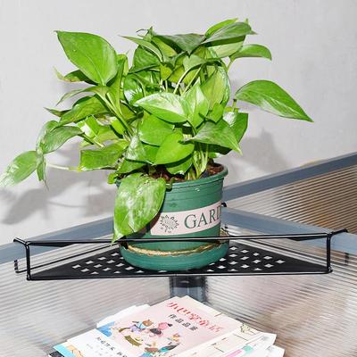 办公桌三角置物架转角悬挂阳台护栏工位整理神器改造屏风隔断花架