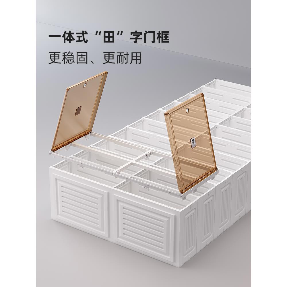 蚂蚁盒子简约现代鞋架子家用收纳租房防尘省空间大容量免安装鞋柜