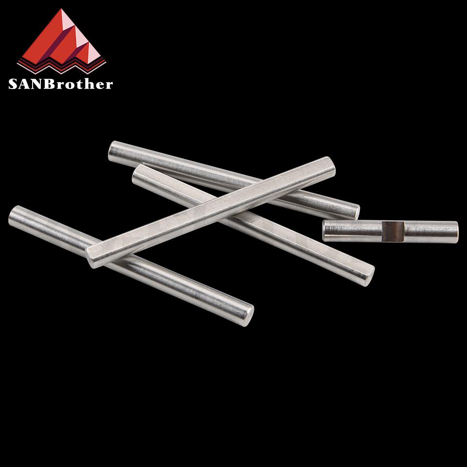 VORON 2.4 Z轴z轴同步轮轴 不锈钢5MMD轴 负公差CNC精车开关轴