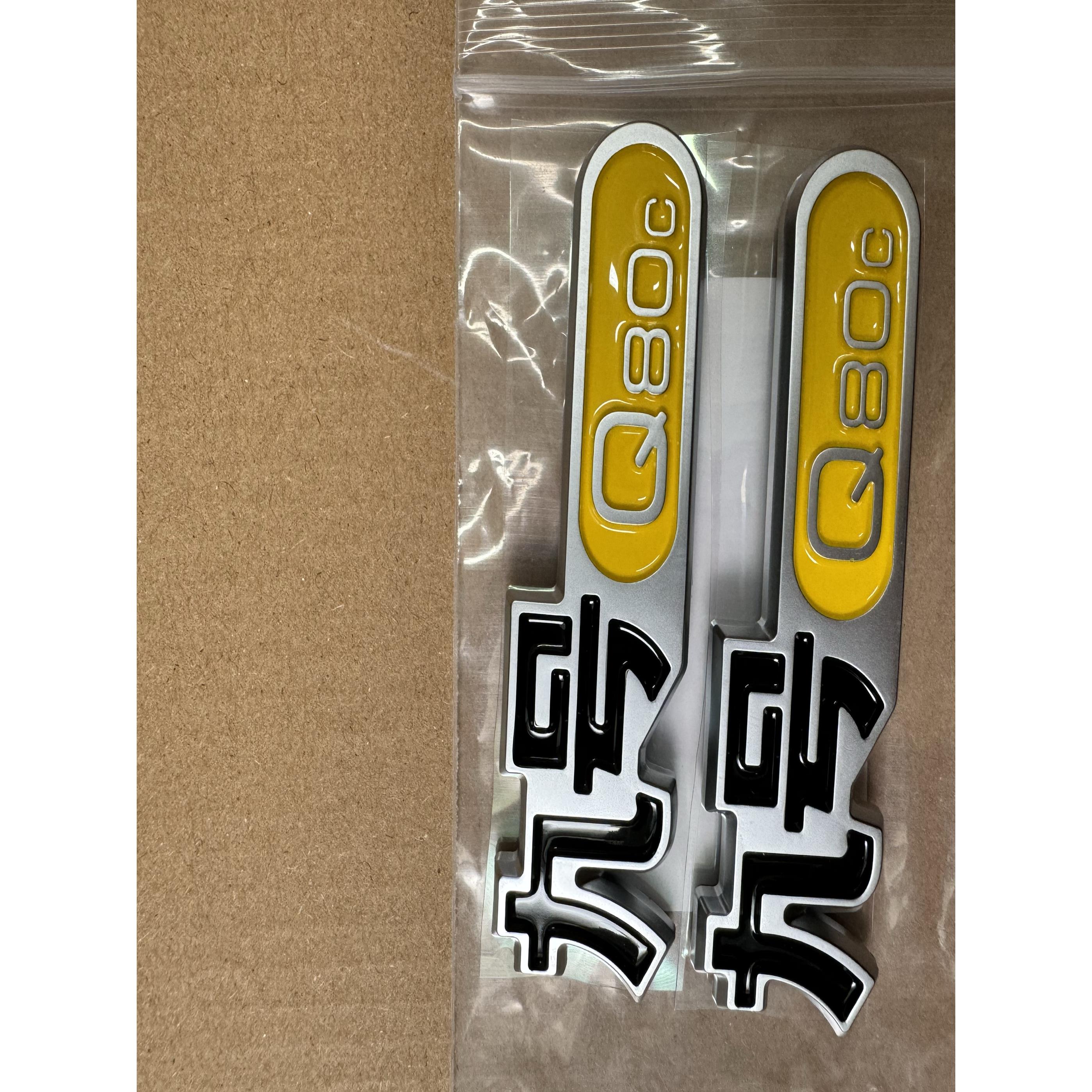 九号电动车车标Q系列Q85C/Q80C立体标九号原厂标