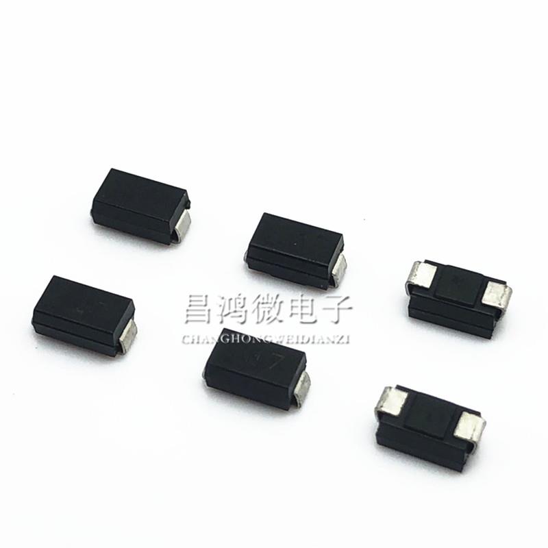 1N4007 M7 /4001 M1/4002 M2/4004 M4贴片整流二极管 1A DO-214AC