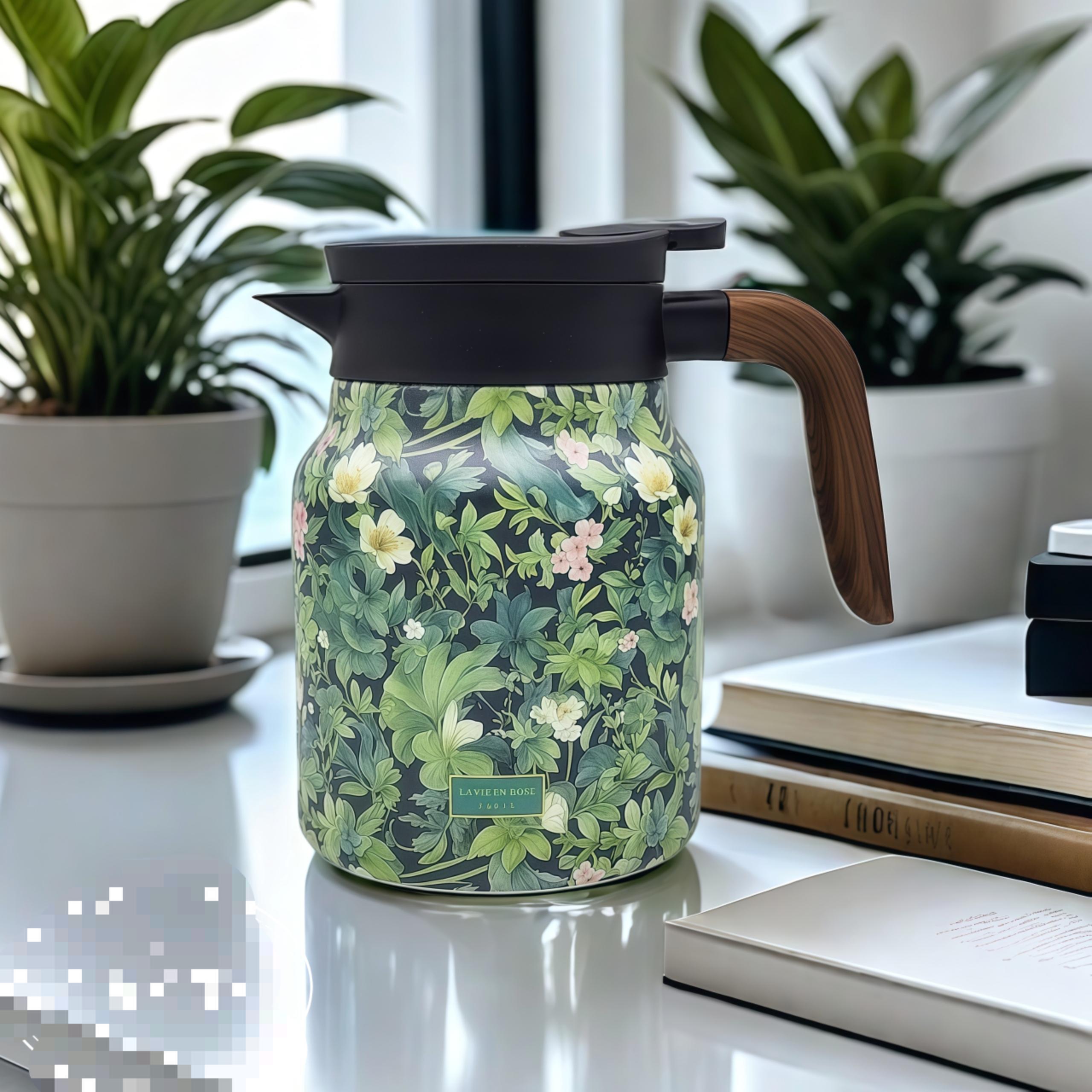 【现货发】1000毫升保温壶316不锈钢焖茶壶闷泡茶水分离保暖瓶