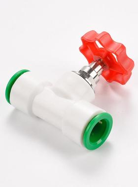 ppr免热熔水管配件4分32025快插直接6pe快速接头球阀PVC弯头三通