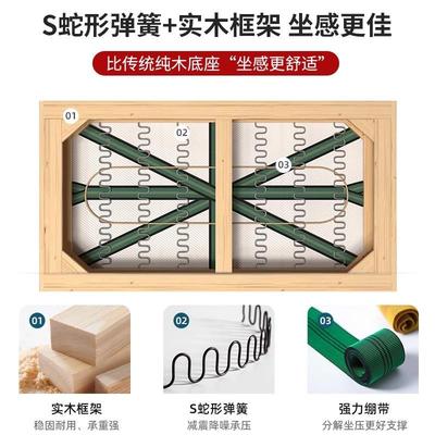 法式奶油风棉花糖泡芙沙发客厅小户型现代简约磨砂绒布艺直排沙发