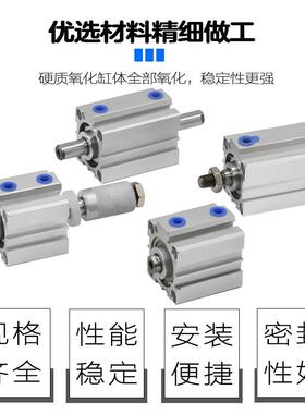 SDAD通孔中空双出轴20 25 32 40 50 63X15X20X30脱模机吹瓶机气缸