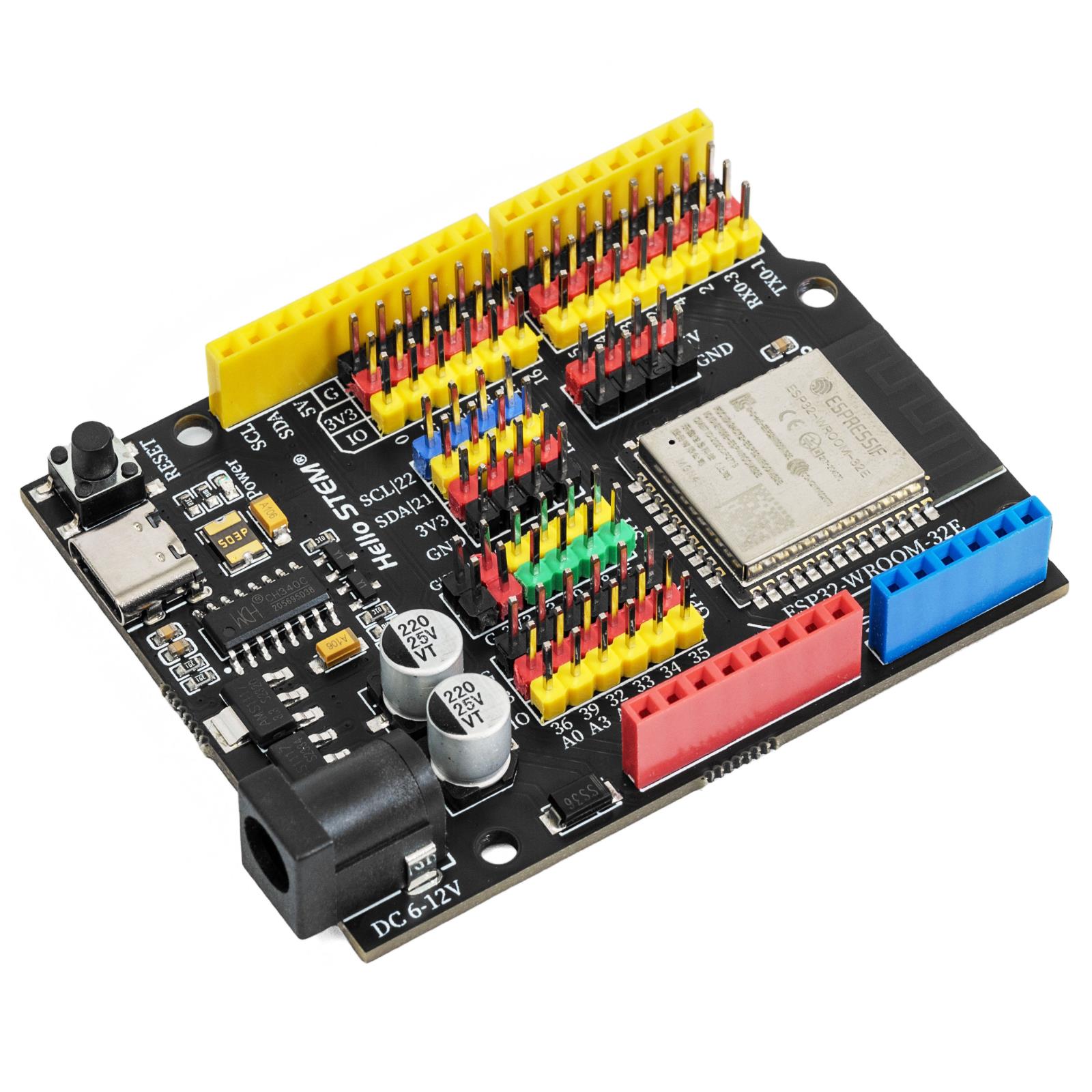 ESP32开发板兼容arduino机器人等级考试56级主控板WIFI+蓝牙双核