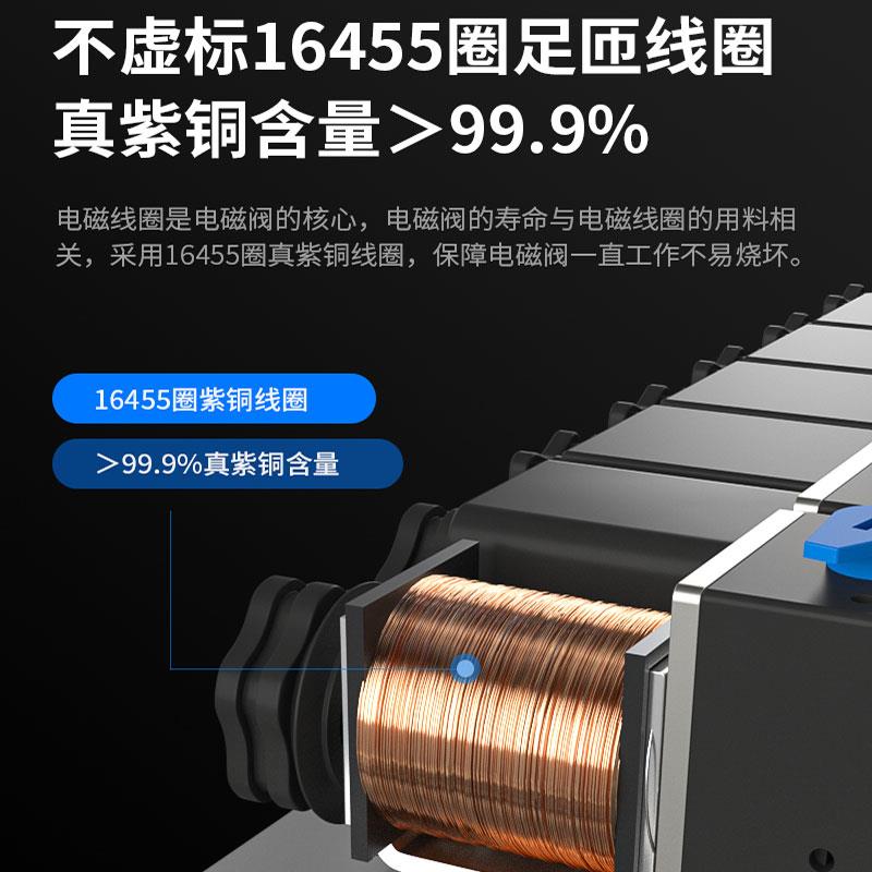 TWSNS台氣山耐斯电磁阀4v210-08二位五通电磁控制阀24ac220v气动