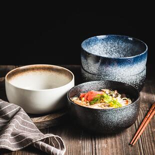 经典款泡面碗陶瓷碗法海碗 大号直身碗拉面碗汤面碗家用餐具大碗