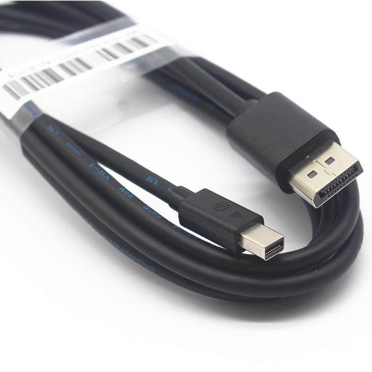 原装DELL/HP雷电Mini DisplayPort转DP线迷你DP转大DP连接线1.8米