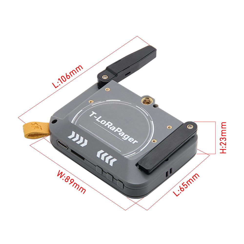 LILYGO® T-LoRa Pager ESP32-S3+LoRa GPS 可编程手持式AIoT设备