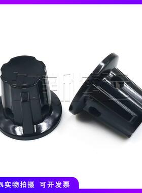 黑色胶木旋钮 WTH118 RV24/30 WX110 1 2 电位器帽子 铜芯内孔6mm