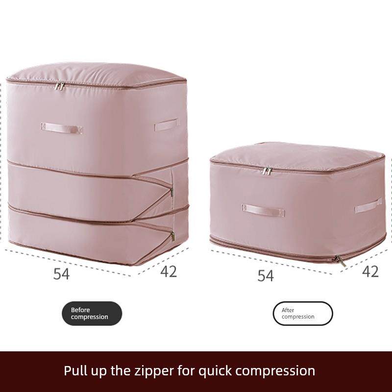 拉拉炼易压缩棉被压缩收纳袋羽绒棉被组织者袋羽绒服棉衣棉被