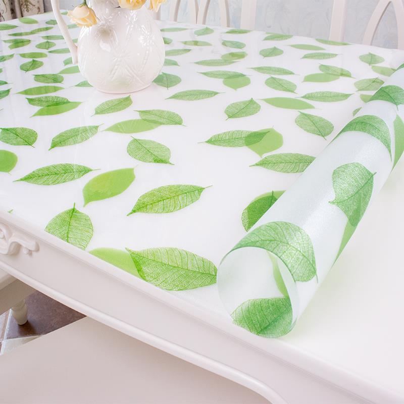 小清新风 pvc软玻璃桌垫 塑料桌布防水免洗台布 磨砂水晶板茶几垫