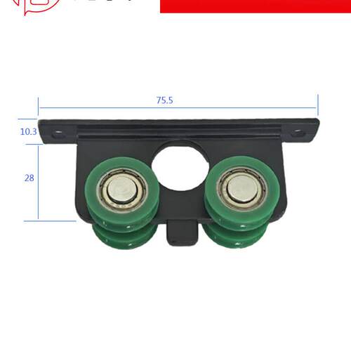 门窗配件PT门PD门吊轮折叠门吊轮吊趟门吊轮推拉门吊轮锌合金吊轮