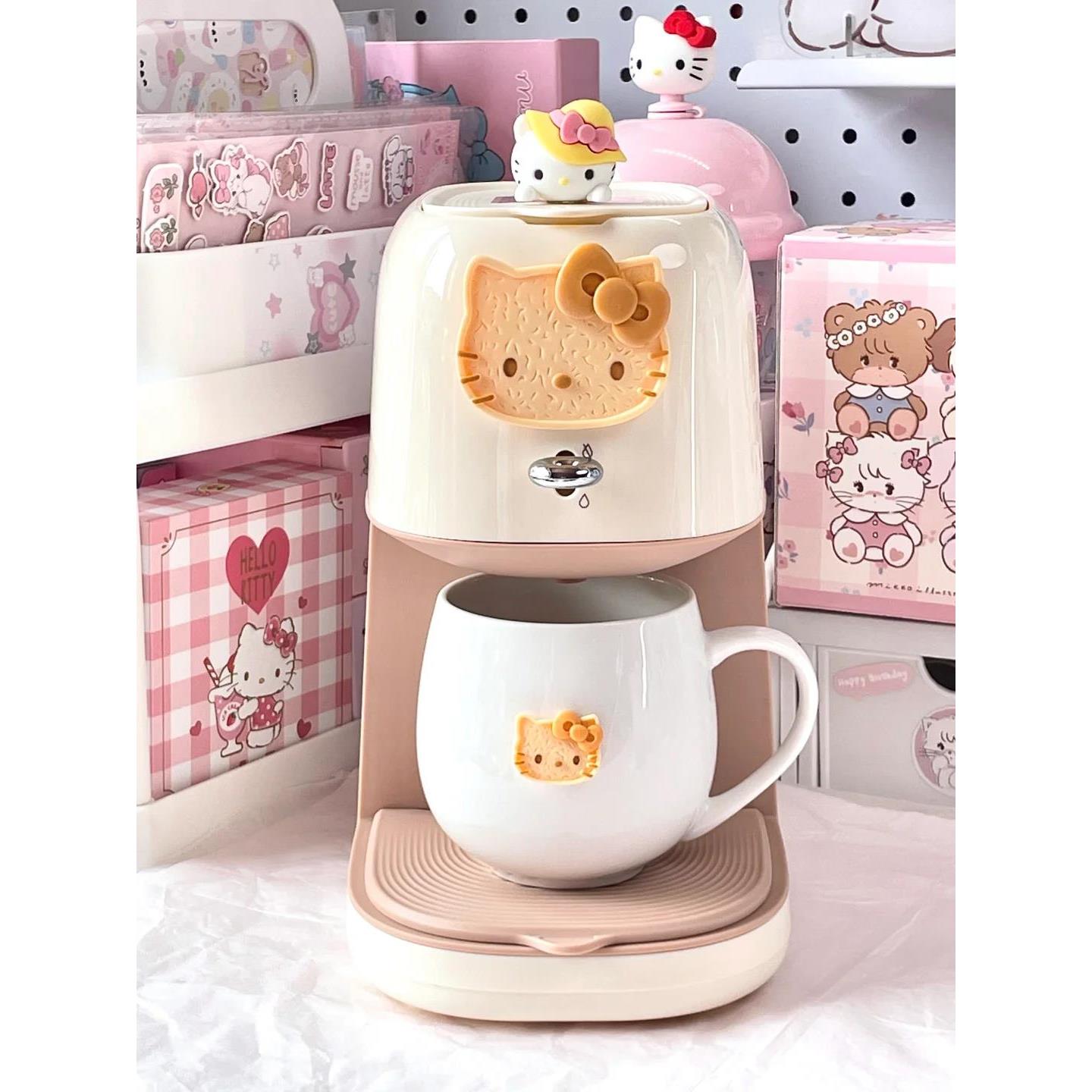 Hello Hello Kitty咖啡机小型上班族办公室学生宿舍全自动便携多