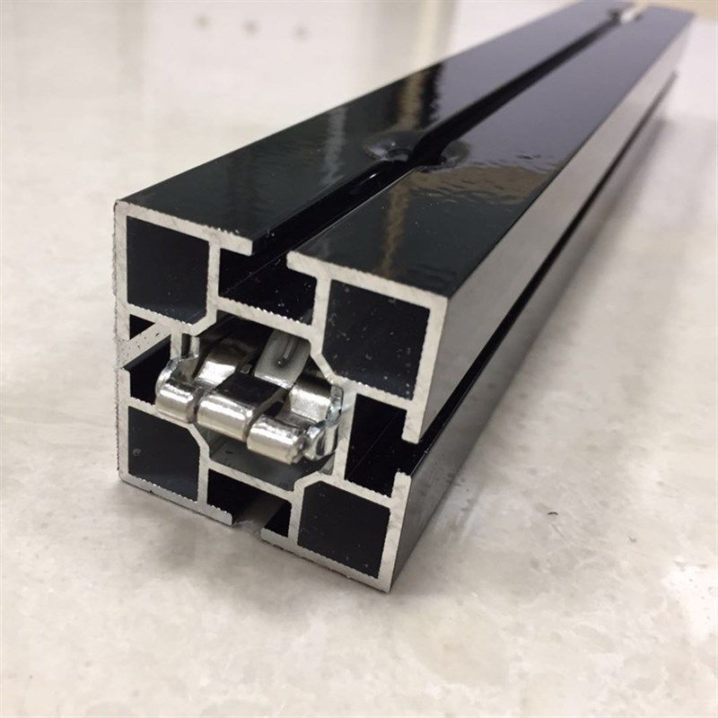 40方柱4分四槽方铝料展会特装展位搭建铝材铝合金展架四分四棱柱