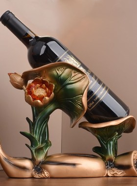 轻奢高级感藕酒架摆件家居客厅酒柜F电视柜装饰品餐边柜摆设乔迁