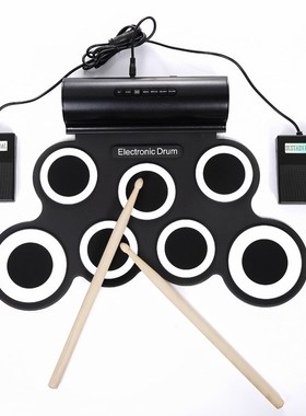 iWord诺艾 手卷电子鼓便携式USB演示练习架子鼓DTX电鼓游戏学习鼓