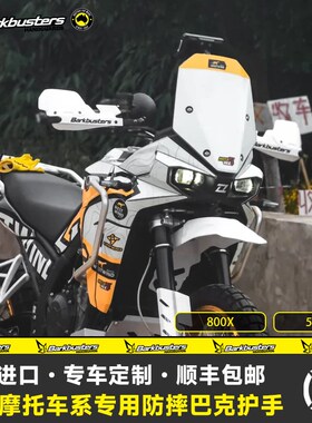 巴克原装进口摩托车配件手把改装白色护手片弓适用凯越525 800X